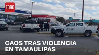 Enfrentamientos en Reynosa Tamaulipas Autoridades piden quedarse en casa  Las Noticias [upl. by Kenley]