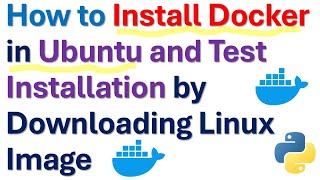 How to Install Docker Engine in Linux Ubuntu and Test Installation by Downloading Linux Image [upl. by Weinhardt]