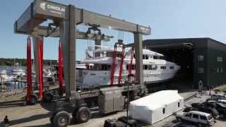 Front Street Shipyard Builds 485Ton Boat Hoist [upl. by Zondra]