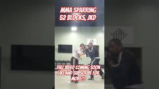 MMA sparring using wing ChunJKD trapping and 52 blocks [upl. by Griff]