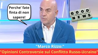 🏛️ Marco Rizzo Parla Chiaro Cosa Pensa sul Conflitto RussoUcraino 🌍 [upl. by Dinny]