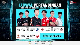 🔴LIVE  MDL ID S9  Regular Season  Hari 1 Minggu 3 [upl. by Maddocks]