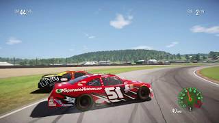 NASCAR Heat 2 Jeremy Clements Challenge First XFINITY Win [upl. by Alhak]