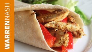 Low FODMAP Recipes  Easy Chicken Fajitas  Recipes by Warren Nash [upl. by Nagirrek]