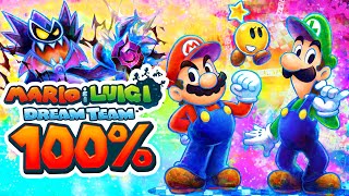 Mario amp Luigi Dream Team Bros  100 Longplay Full Game Walkthrough Guide [upl. by Olecram]