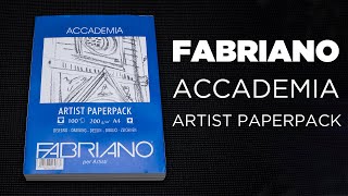 Fabriano  Accademia  Artist Paperpack  Lightfast Studio [upl. by Halstead]