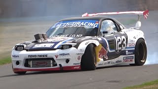 Goodwood FOS 2023  Day 1  Mad Mike RX7 Pastrana Subaru Piotr Wiecek 2JZ Supra amp More [upl. by Eedyak]