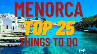 Menorca Spain  25 Best Things To Do  Menorca Best Beaches and Places  4K Drone Chill Music Video [upl. by Garret65]