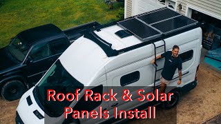 Installing a Roof Rack and Solar Panels EP 3 [upl. by Minnie]