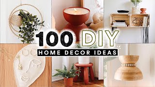 100 DIY HOME DECOR IDEAS  HACKS You Actually Want To Make ✨ Full Tutorials [upl. by Goodson]