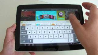 Samsung Galaxy Tab 101 GTP7500 hands on PART 12 [upl. by Llehcram]