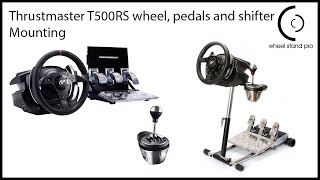 Wheel Stand Pro set up with Thrustmaster T500RS [upl. by Chatav]