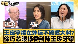 王定宇爆在外玩不擦嘴大料？徐巧芯曝綠委掰陳玉珍牙照 【新聞大白話】2024110708｜郭正亮 謝寒冰 黃暐瀚 [upl. by Maher]