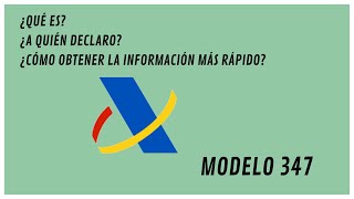 MODELO 347 AGENCIA TRIBUTARIA  ¿CUÁNDO PRESENTARLO  AUTOMATIZA EL ENVÍO DE INFORMACIÓN [upl. by Niryt777]