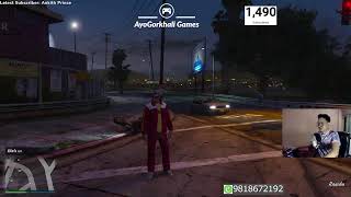 🔴LIVE  Parkour ta lastai cha ta  GTA V Gameplay [upl. by Tuck]