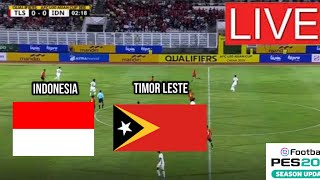 INDONESIA VS TIMOR LESTE AFC U20 ASIAN CUP QUALIFIERS live score ai [upl. by Iroak846]