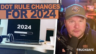 Whats in store in 2024 for trucking regulations [upl. by Treble]