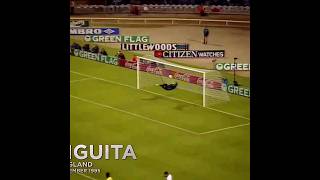 Higuita scorpion trick 😱😱 shorts football skills goalkeeper trending skill futbol 😱😱 [upl. by Heins]