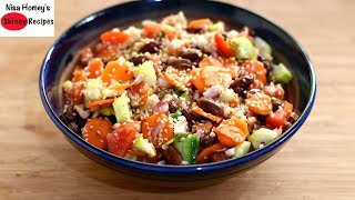 Healthy Quinoa Salad Recipe For Weight Loss  Dinner Recipes  Skinny Recipes To Lose Weight Fast [upl. by Sedicla]