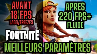 Meilleurs paramètres graphiques Fortnite Boost FPS et freezelags [upl. by Nomal]