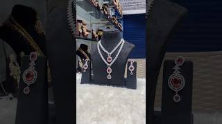 Double Layer American Diamond Set ad jewellery fashion [upl. by Eolc686]