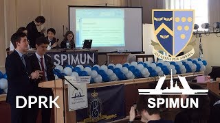 DPRK Opening Speech  SPIMUN 2018  Dr Challoners Grammar School [upl. by Spector320]