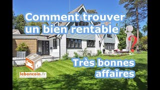 Comment trouver un bien rentable sur Leboncoin Loire Atlantique Très bonnes affaires [upl. by Ferd856]