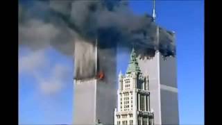 World Trade Center South Tower hit reaction [upl. by Eelrahc]