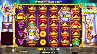 MAX WIN ON NEW GATES OF OLYMPUS 1000 ON STAKE [upl. by Lempres]