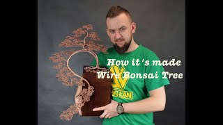 How its made Wire Bonsai Tree Jak wykonać drzewko bonsai z drutu [upl. by Brittni]