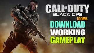 how to download call of duty black ops highly compressed in pc gameplay [upl. by Neehar349]