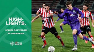 Highlights Sparta Rotterdam  FC Groningen [upl. by Alul]