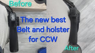 Best budget Friendly Ratchet belt and Holster for IWB CCW [upl. by Draper]