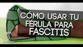 Férula para fascitis cómo poner UpFeet Sport [upl. by Dominick841]