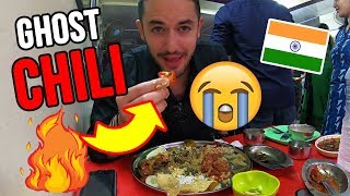 Foreigner trying INDIAS HOTTEST CHILI Pepper in Guwahati [upl. by Chace]