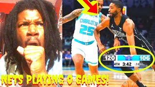 HORNETS VS NETS REACTION 2023 BROOKLYN NETS VS CHARLOTTE HORNETS HIGHLIGHTS REACTION 2023 [upl. by Suoivatram]