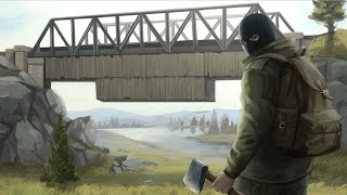 I LIVED IN A HIDDEN BRIDGE BASE IN DayZ [upl. by Harbot]