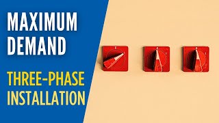 Calculate the MAXIMUM DEMAND of a THREEPHASE INSTALLATION using this method [upl. by Arrait219]