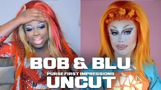 Purse First Impressions Uncut  Bob The Drag Queen amp Blu Hydrangea  RPDRUK S2 EP 2 [upl. by Amekahs]