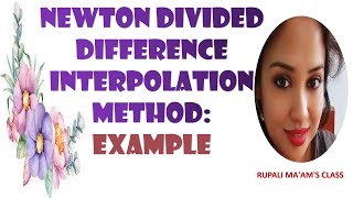 🎅🎁NEWTONS DIVIDED DIFFERENCE METHOD  EXAMPLE 🎅🎁 [upl. by Akisej]