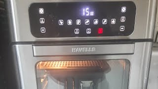 Havells Digi oven Air fryer ReviewMonika Guptas Recipes [upl. by Eyde]