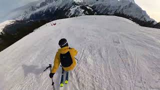 Les Houches 2024 Insta360 X3 Ski Run  Manual Keyframes [upl. by Esorlatsyrc710]