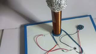 How to make a Tesla coil working model by A2Z Project and Model Palwal [upl. by Nnaycart]