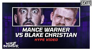 GCW  Mance Warner vs Blake Christian NONTITLE MATCH  HYPE VIDEO  GCWBEHAVIOR [upl. by Utham]