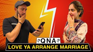 Humari love marriage hui ya arrange Most asked question😂 first QnA vlog 😍 [upl. by Descombes773]