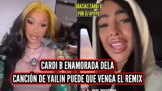 Cardb quedó enamorada del EP de Yailin 😱 La chivirica no lo puede creer [upl. by Nithsa57]