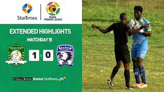 Aduana Fc 10 Bechem United  Highlights  Ghana Premier League [upl. by Cinimod]