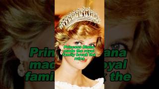 Princess Diana made the royal family break the rulesshortvideo history [upl. by Elianore516]