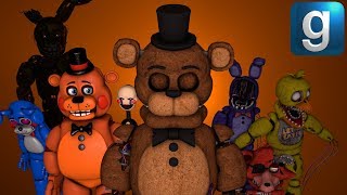 Gmod FNAF  Freddy Fazbears Pizza Burns Down [upl. by Maibach]