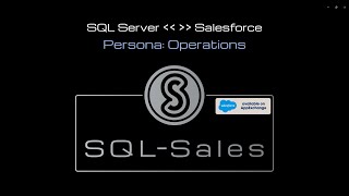 SQL Sales  Persona Operations [upl. by Arehc]